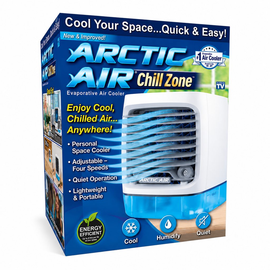 Arctic Air Chill Zone Evaporative Cooler | Portable Personal Air Cooler