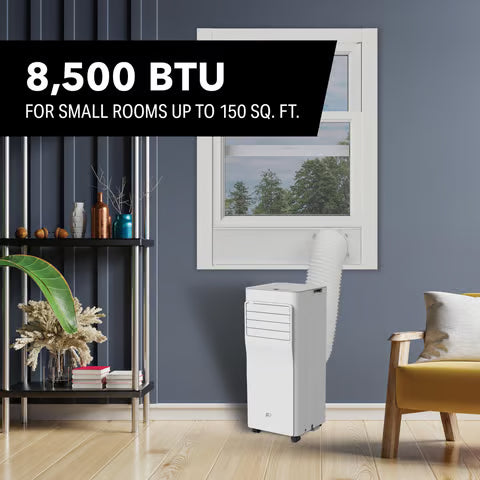 Perfect Aire 8,500 BTU Portable Air Conditioner | 6,000 SACC with Remote