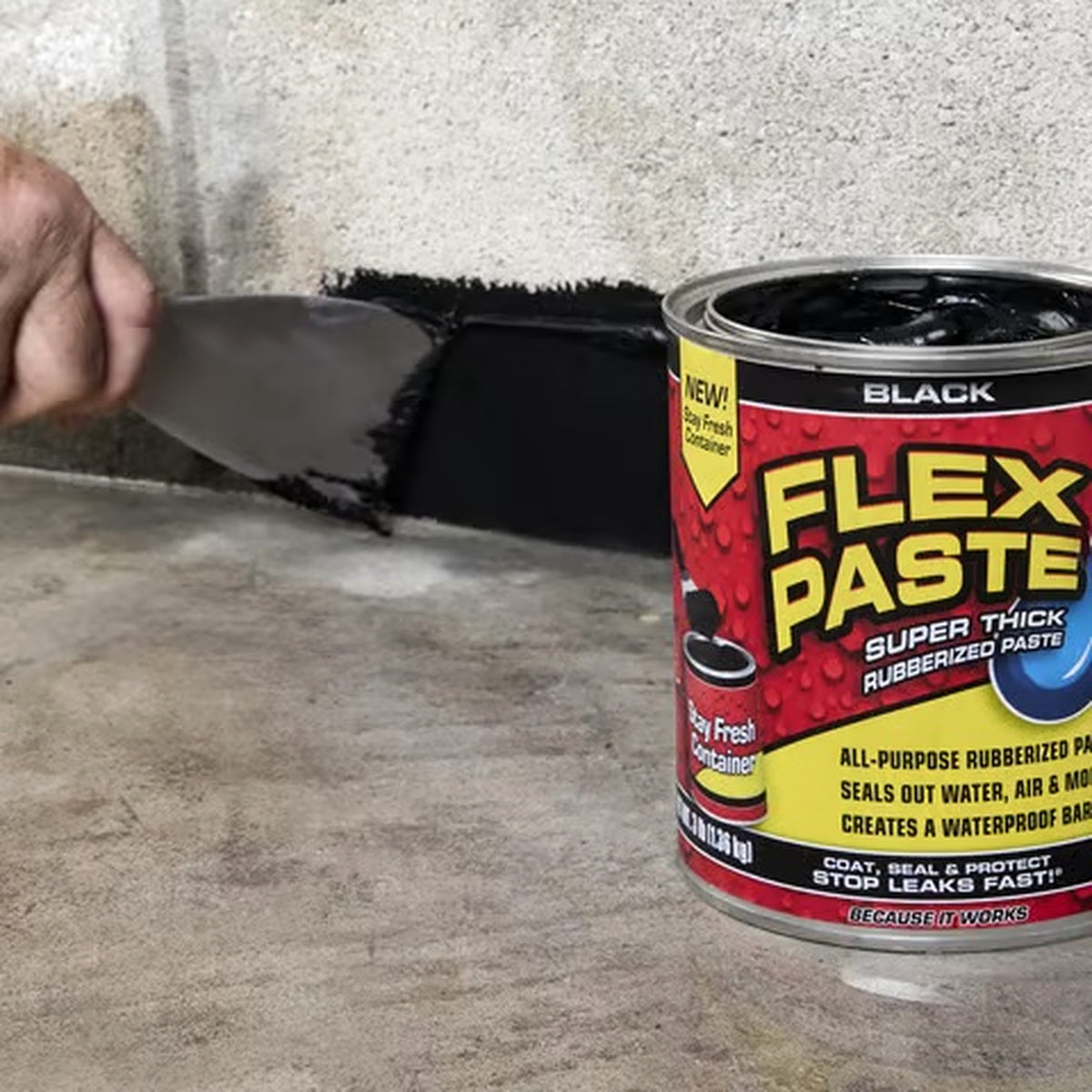 Flex Paste Black Rubberized Paste – 26 fl. oz.
