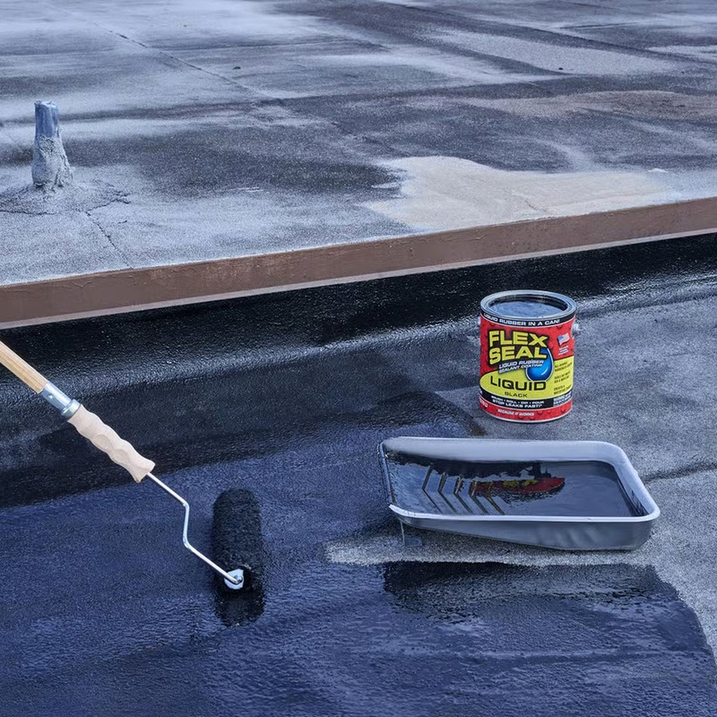 Flex Seal Black Liquid Rubber Sealant Coating — 128 fl. oz. (1 Gallon)