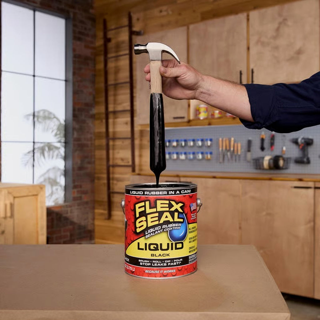 Flex Seal Black Liquid Rubber Sealant Coating — 128 fl. oz. (1 Gallon)