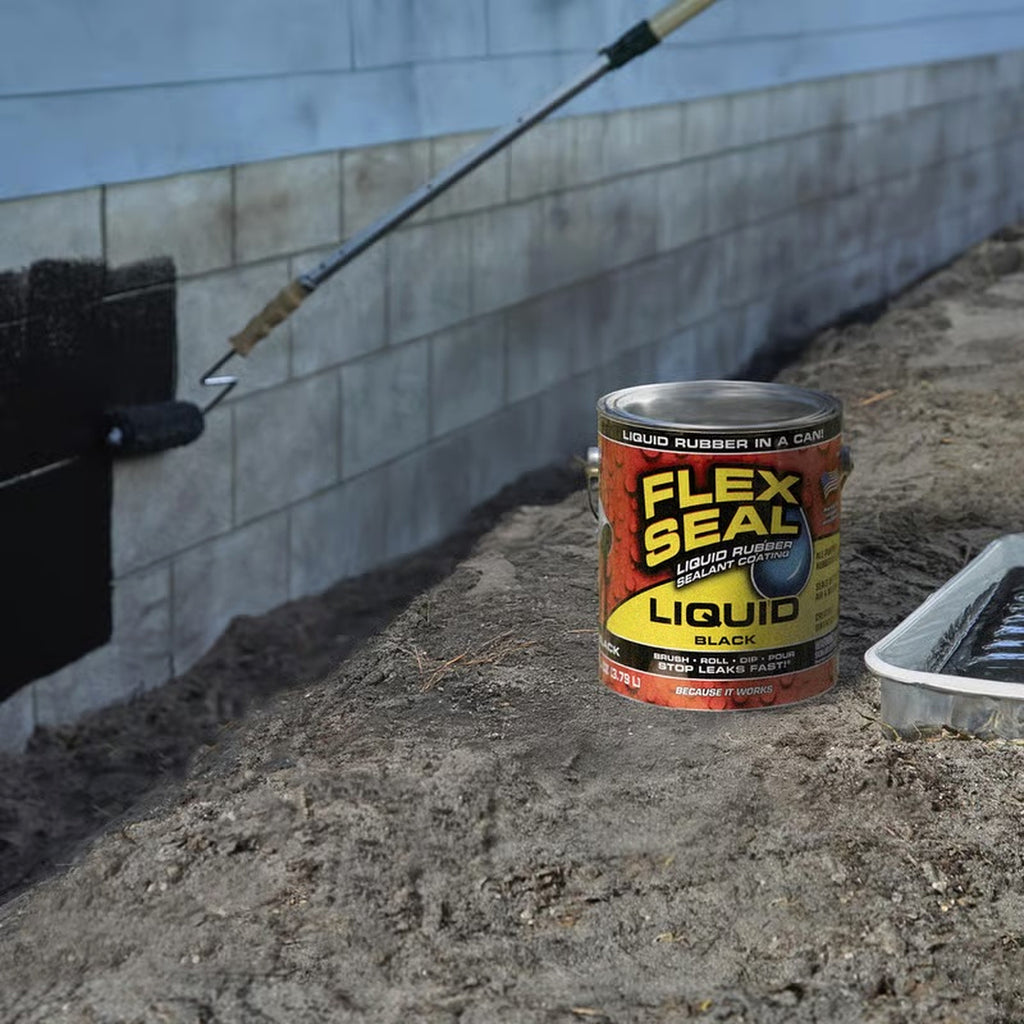 Flex Seal Black Liquid Rubber Sealant Coating — 128 fl. oz. (1 Gallon)