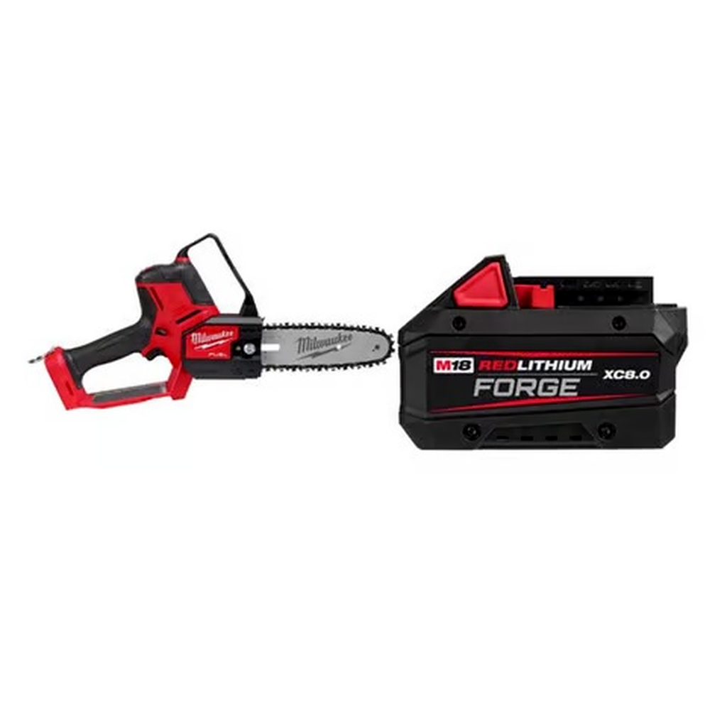 Milwaukee M18 FUEL HATCHET 8" Pruning Saw with 8Ah Battery Pack